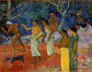 Gauguin Paul Scene from Tahitian Life  - Hermitage